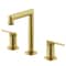 Vigo Sterling Two Handle Three-Hole Widespread Bathroom Faucet in Matte Brushed Gold VG01304MG - alternate 1