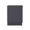 Manhattan Comfort Elara 18 in Solid Wood Nightstand in Charcoal Gray (1-Drawer) NS1794-5 - alternate 3