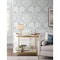 York Wallcoverings French Artichoke Dam Blue Wallpaper DM4955 - alternate 2