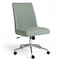 Martha Stewart Maeve Upholstered Office Chair in Sage/Polished Nickel CH-231216-3-SG-MS - alternate 1