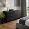 Homeroots 59" Grey Ash Manufactured Wood Six Drawer Double Dresser 473092 - alternate 3
