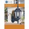 Boston Harbor Outdoor Wall Lantern, 120 V, 60 W, A19 or CFL Lamp, Aluminum Fixture, Black AL8041-5 - alternate 3