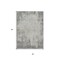 Homeroots 3' X 5' Gray And Ivory Abstract Washable Indoor Outdoor Area Rug 612328 - alternate 5