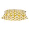 Homeroots 18" Yellow and White Geometric Cotton Throw Pillow 529272 - alternate 5