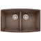 Blanco Performa Equal Double Bowl, Cafe Brown 440068 - alternate 1