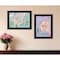 Homeroots Set Of Two Bloom for Yourself 2 Black Framed Print Wall Art, 2PK 406214 - alternate 3