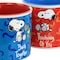 Gibson Peanuts Snoopy Songs 4 Piece 21oz Stoneware Mug Set in Assorted Designs 80629.01 - alternate 3