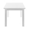 Homeroots 79" White Solid Wood Butterfly Leaf Extending Dining Table 518763 - alternate 7