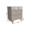 Homeroots 32" Light Grey Manufactured Wood Two Drawer Dresser 478407 - alternate 3