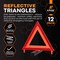 Xpose Safety 12 Sets Warning Triangle DOT Approved 3PK, Reflective Warning Road Safety Triangle Kit, 12PK WTR-3-12-X - alternate 5