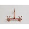 Kingston Brass Two-Handle Wall Mount Bridge Kitchen Faucet, Antique Copper KS244AXAC - alternate 4