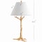 Jonathan Y Galen 33.5" Resin LED Table Lamp, Gold JYL3069A - alternate 5