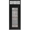 Vdomdoors Aluminum Door Iron 1688 Black Entry Steel Metal Classic Painted 36 x 92 (36 x 80+12)-Left Inswing IRON1688EXD-BLK-W36xH80+12-LH-I - alternate 1