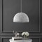 Jonathan Y Campana 20" 1-Light Bohemian Modern Woven Rope/Iron LED Pendant, White JYL6504E - alternate 5