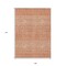 Homeroots 9' X 12' Salmon Gold And Ivory Tribal Washable Indoor Outdoor Area Rug 582642 - alternate 5