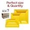 Smarty Had A Party Yellow Square Plastic Dinnerware Value Set (120 Dinner Plates + 120 Salad Plates), 240PK 6809VP-CASE - alternate 8