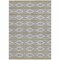 Homeroots 3' X 5' Gray Ivory And Brown Geometric Washable Indoor Outdoor Area Rug 599628 - alternate 5