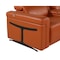 Homeroots Camel Italian Leather Power Reclining U Shaped Twelve Piece Sectional With Console 634660 - alternate 10