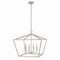 Jonathan Y Gatsby 23" 4-Light Adjustable Iron Rustic Glam LED Pendant, Antiqued White JYL7520A - alternate 5