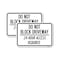 Signmission Do Not Block Driveway 24 Hour Access Required 2, 18'' X 24'' 2 Signs, Heavy Gauge Aluminum, 2PK A-1824-2PACK-24633 - alternate 1