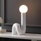 Jonathan Y Katya 18" Scandinavian Minimalist Ceramic Spiral Tube LED Table Lamp, White JYL5500A - alternate 3