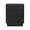 Manhattan Comfort Ardea 20in Nightstand in Black (3-Drawer) NS1673-2 - alternate 6