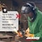 Jackson Safety Face Shield, Clear Visor, Polycarbonate, Ratchet Suspension, Anti-Fog Lens 14201 - alternate 5