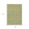 Homeroots 10' X 14' Wheat And Sage Striped Washable Indoor Outdoor Area Rug 615679 - alternate 7