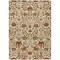 Homeroots 5' X 8' Ivory Brown And Red Floral Washable Indoor Outdoor Area Rug 603420 - alternate 5