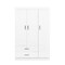 Homeroots White Solid and Manufactured Wood Bedroom Set 592875 - alternate 1
