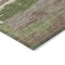 Homeroots 8' Olive Green Round Abstract Washable Indoor Outdoor Area Rug 608749 - alternate 6