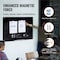 Vevor Magnetic Glass Whiteboard Dry-Erase Board 36"x24" Wall-Mounted Black GB-2436-MB - alternate 6