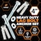 Xpose Safety Concrete Anchors Set with 4 Lag Bolt, Lag Shield and Washer, 1/2 Bolt Lag Screws 4, 12PK CAS4-12-X - alternate 5