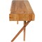 Homeroots 54" Brown Acacia Wood Writing Desk 389439 - alternate 8