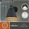 Vaxcel VAXCEL Smith, 8.75 in, Textured Black Outdoor Wall Light, Motion Sensor, Dusk to Dawn, Dark Sky T0820 - alternate 4