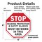 Signmission Stop Hearing Protection & Safety Gl, 6 Inch X 6 Inch, Plastic Sign OC-P-6-220 - alternate 4