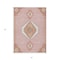 Homeroots 5' X 8' Pink Green And Ivory Oriental Washable Indoor Outdoor Area Rug 598437 - alternate 6