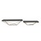 Homeroots Set Of Two Black And Gold Wood And Metal Modern Wall Mounted Accent Shelves 489049 - alternate 4