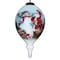 Homeroots Christmas Santa and Snowman Hand Painted Mouth Blown Glass Ornament 477525 - alternate 1