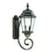 Homeroots Two Light Antique Black Carousel Lantern Wall Light 398395 - alternate 4