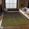 Homeroots 10' X 14' Olive Green And Charcoal Abstract Washable Indoor Outdoor Area Rug 588965 - alternate 3