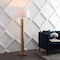 Jonathan Y Serena 63" Metal LED Floor Lamp, Gold Painting JYL4032A - alternate 2