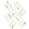 Daltile Eclessia Marble Natural Stone Wave Mosaic Polished, 11.40 SQFT Per Carton, 10PK DA99WAVEMSPL - alternate 6