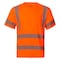 Protectx Long Sleeve T-Shirt, Class 3, Type R, 92% Polyester, 8% Spandex, Orange, S ST-ESM155-SS-OR-S-01 - alternate 1