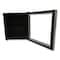 Avanti Refrigerator/Beverage Cooler, 1.6 Cu. Ft., 18.25 x 17.25 x 20, Black/Platinum Trim Glass Door ARBC17T2PG - alternate 2