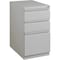 Lorell 15" W 3 Drawer Mobile Bbf Pedestal File , Letter, 20", Platinum, Letter LLR79135 - alternate 4