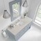 James Martin Vanities Breckenridge 60" Single Vanity, Serenity Blue, w/ 3 CM Siberian Silestone Top 330-V60S-SRB-3SFR - alternate 4