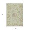 Homeroots 3' X 5' Artichoke Green Mint Green And Taupe Floral Washable Indoor Outdoor Area Rug 589446 - alternate 7