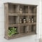 Homeroots 27in Dark Brown Solid Wood Wall Mounted Display Stand 399692 - alternate 3