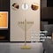 Vintiquewise Chabad Style Gold Finish Hanukkah Menorah for Entryway, Living Room, Office, and Kitchen with LED QI004693.GD - alternate 8